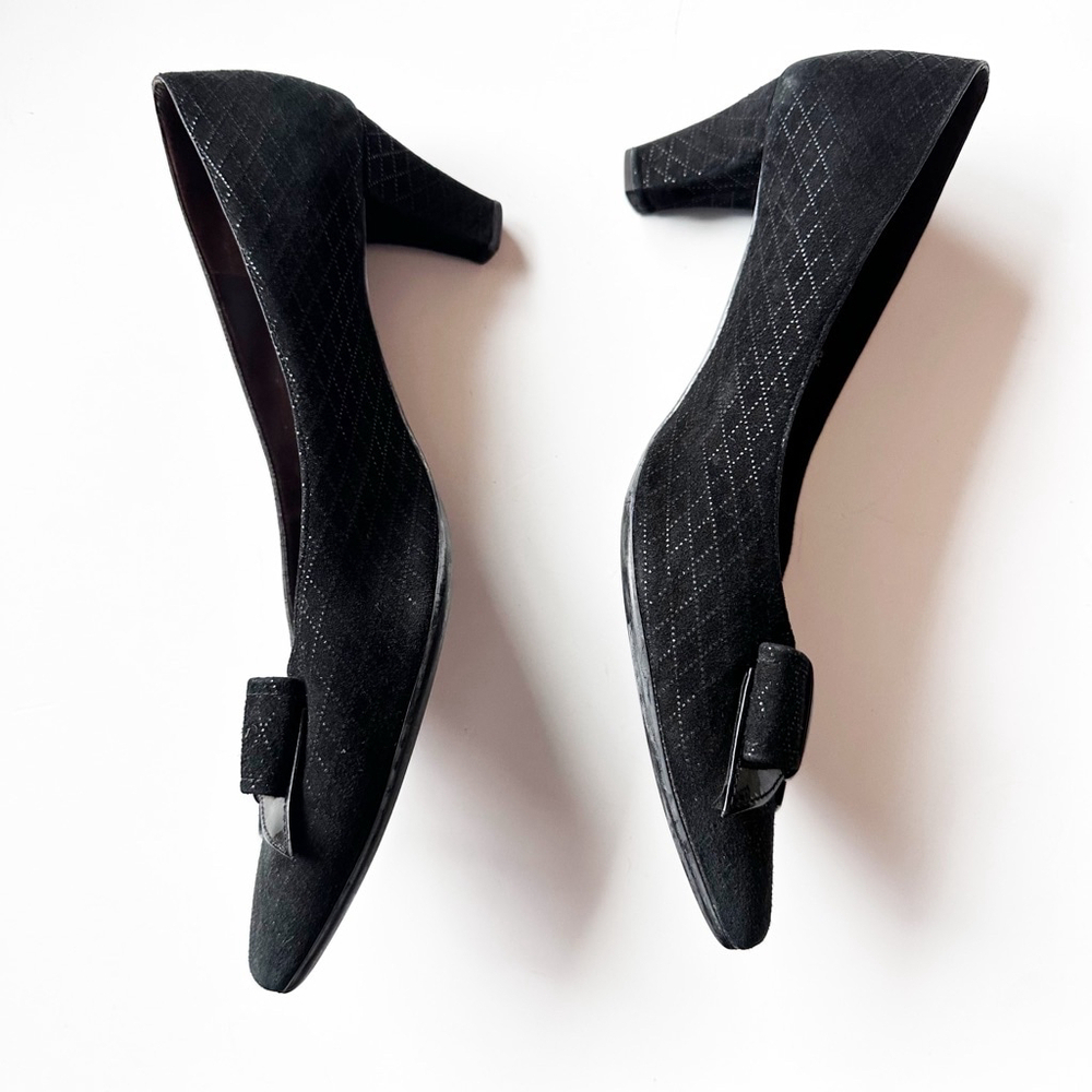 Vintage Bruno Magli Heels Black Women's Size 8.5 - Picture 5 of 8